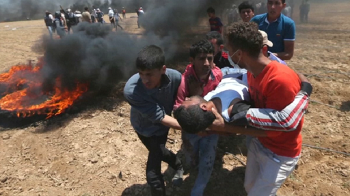 O carte de condoleanţe va fi deschisă astăzi la Ambasada Palestinei, pentru cei 64 de civili ucişi de forţele israeliene
