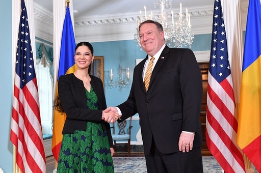 Vicepremierul Ana Birchall s-a întâlnit cu secretarul de stat american Mike Pompeo şi cu secretarul american al energiei - FOTO, VIDEO