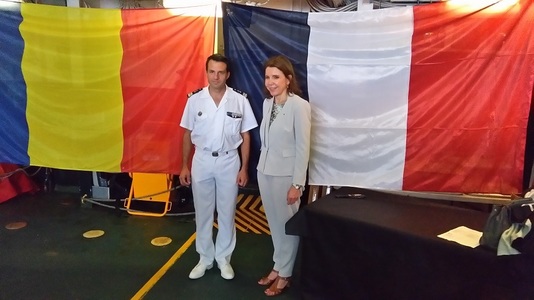 Ambasadoarea Michèle Ramis: Prin prezenţa în Marea Neagră Franţa vrea să transmită mesaje de reasigurare în domeniul apărării, securităţiii şi solidarităţii - FOTO

