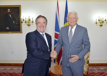 Noul ambasador britanic în România a fost primit de către ministrul de Externe