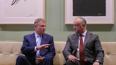 Klaus Iohannis la întâlnirea cu preşedintele R. Moldova Igor Dodon: Este important de evitat orice soluţie care implică federalizarea Republicii Moldova sau altă formulă/Patrimoniul comun de istorie, limbă şi cultură nu trebuie negat