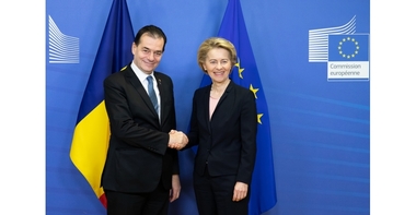 Orban, întrevedere cu Ursula von der Leyen: Vom prezenta obiectivele pe care le avem legate de aderarea României la Schengen, legate de obiectivul pe care îl avem de a pune în practică recomandările din Mecanismul de Cooperare şi Verificare