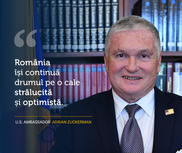 Ambasadorul SUA, după întâlnirea cu ministrul Justiţiei: A luat sfârşit vechea domnie a corupţiei, nepotismului şi criminalităţii organizate, care încerca să fure speranţa şi viitorul generaţiilor de români. Statul de drept a fost consolidat în România