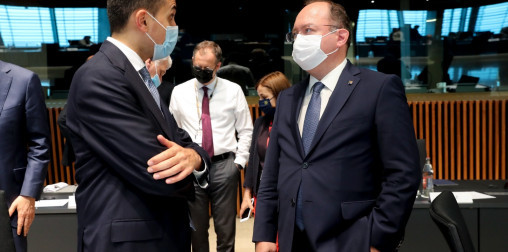 Bogdan Aurescu a discutat, la reuniunea miniştrilor afacerilor externe din statele membre UE, despre relaţia Rusia - Uniunea Europeană şi situaţia din Belarus