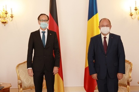 Noul ambasador al Germaniei la Bucureşti, primit de ministrul Bogdan Aurescu - FOTO