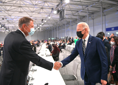 Preşedintele Klaus Iohannis, întâlnire cu Joe Biden, la Summitul liderilor mondiali din cadrul Conferinţei Naţiunilor Unite privind Schimbările Climatice de la Glasgow