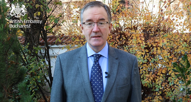 Ambasadorul britanic la Bucureşti, de Ziua Naţională: Combaterea efectelor schimbărilor climatice va fi, vă jur, un aspect foarte important al cooperării noastre