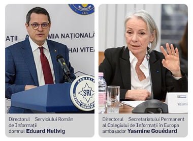 Masa rotundă cu tema ”Politica Europeană de Securitate” - Directorul SRI Eduard Hellvig  a subliniat importanţa conştientizării de către toţi actorii instituţionali şi cetăţeni, a ameninţărilor de tipul propagandei, dezinformării, extremismului