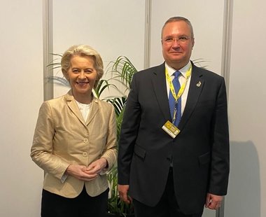 UPDATE - Ciucă, întrevedere cu Ursula von der Leyen: Am subliniat poziţiile noastre privind tranziţia justă, Republica Moldova, Ucraina