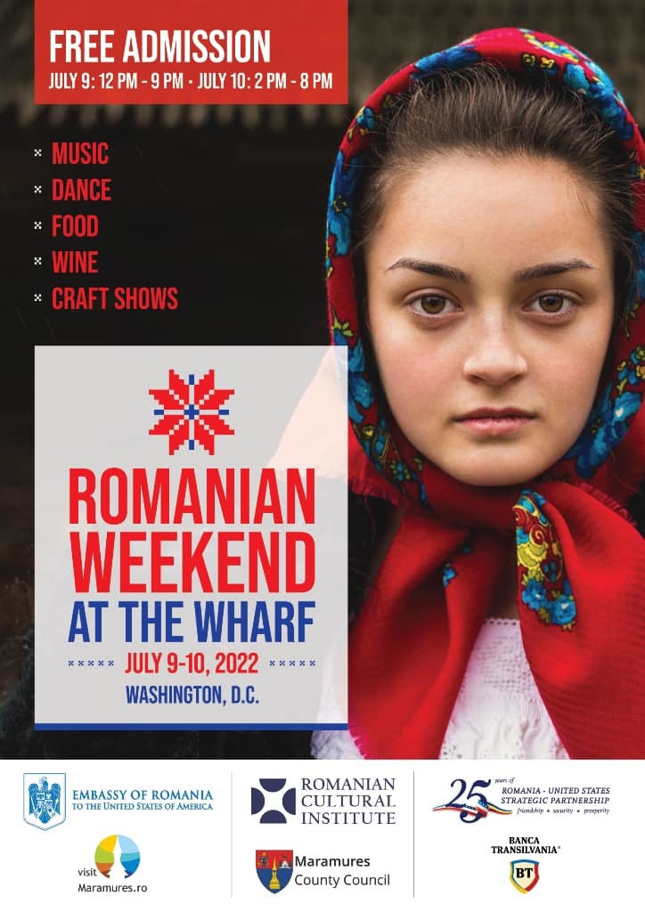 Ambasada României în SUA organizează primul festival românesc, la Washington, cu spectacole de dans şi concerte, demonstraţii de meşteşuguri tradiţionale şi degustări culinare şi oenologice