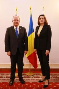 Bogdan Aurescu, întrevedere cu liderul opoziţiei belaruse, Svetlana Tihanovskaya