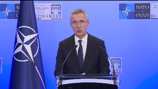 UPDATE-Stoltenberg: NATO are planuri concrete stabilite pentru a apăra toţi aliaţii. Aceste planuri sunt revizuite constant / Când ne-am dat seama că Rusia invadează Ucraina, am sporit şi mai mult prezenţa în regiunea Mării Negre