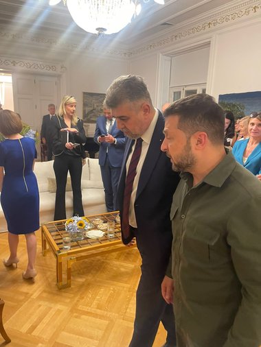 Ciolacu, discuţii cu Zelenski: România este alături de Ucraina până la victoria acesteia şi la reconstrucţie. Sprijinim startul negocierilor de aderare la UE în acest an