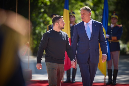 Zelenski, mesaj în limba română pe Twitter: Mulţumesc, România

