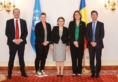 Luminiţa Odobescu, întrevedere cu reprezentanţii agenţiilor ONU/ Ea a reiteral rolul României de actor implicat în consolidarea securităţii internaţionale şi în contracararea impactului negativ al consecinţelor agresiunii Rusiei împotriva Ucrainei