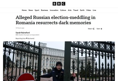 BBC: Presupusa ingerinţă rusă în alegerile din România reînvie amintiri întunecate. Reluarea alegerilor ar putea avea loc abia în primăvară. E o perioadă lungă de timp în politica românească