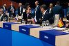 Ministrul de Externe, la reuniunea Consiliului NATO-Ucraina (NUC), în marja Summitului NATO. Oana Ţoiu a salutat eforturile SUA pentru obţinerea unei păci juste şi durabile precum şi angajamentul Ucrainei pentru atingerea acestui obiectiv