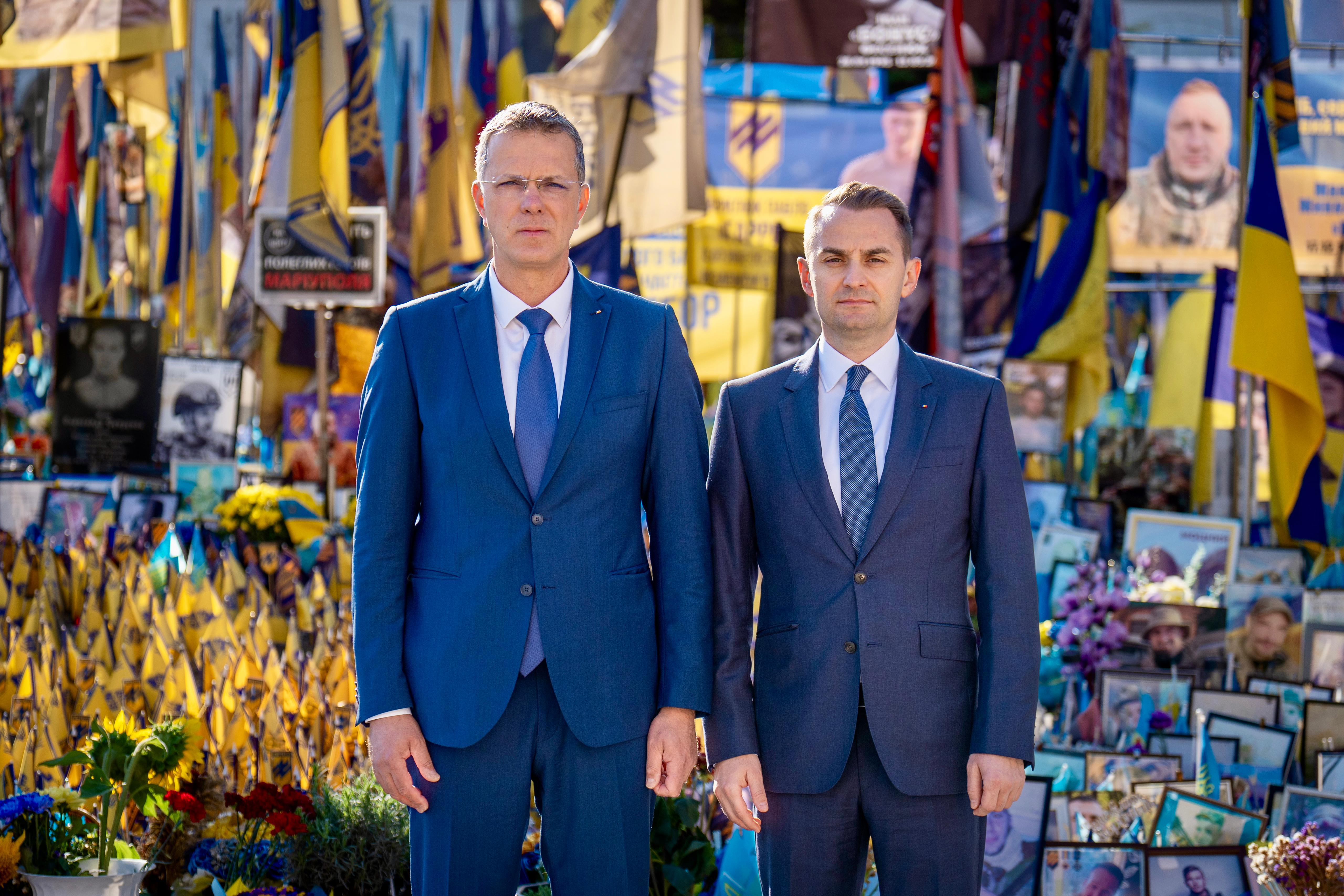 Mihai Jurca, discuţii cu oficiali ucraineni despre colaborarea între România şi Ucraina în domeniul dezvoltării de produse militare adaptate războiului modern şi în reconstrucţia ţării aflate în război cu Rusia
