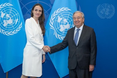 Oana Ţoiu, întrevedere cu António Guterres, Secretarul General al ONU. Schimb de opinii privind evoluţiile regionale, inclusiv situaţia din Ucraina