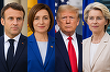 Barometru INSCOP - Emmanuel Macron, primul loc în topul încrederii românilor, Donald Trump, primul ca notorietate. Maia Sandu, a doua ca încredere şi a treia ca notorietate