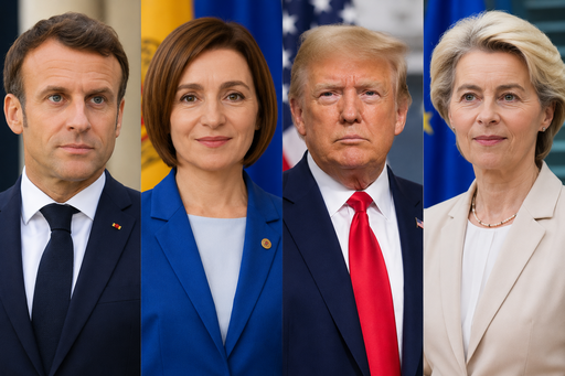Barometru INSCOP - Emmanuel Macron, primul loc în topul încrederii românilor, Donald Trump, primul ca notorietate. Maia Sandu, a doua ca încredere şi a treia ca notorietate