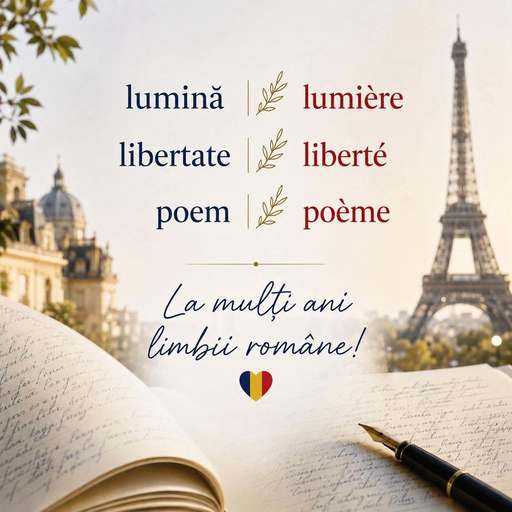 Ambasada Franţei, de Ziua Limbii Române: Celebrăm o limbă care ne apropie. Limbile pot fi punţi care unesc culturi şi oameni