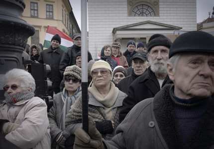 Peste 10.000 de oameni au protestat la Budapesta faţă de reforma educaţiei adoptată de Viktor Orban