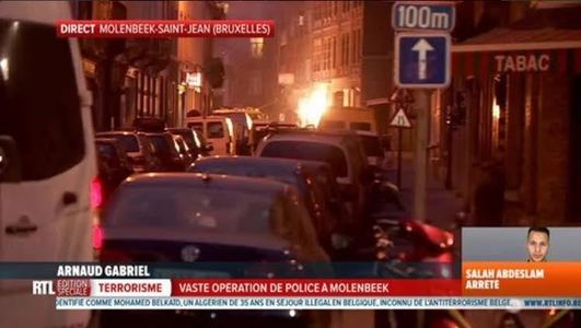 Presa: Cartierul Molenbeek din Bruxelles a fost zguduit de explozii în timpul raidurilor antiteroriste VIDEO