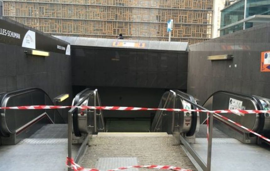 Întreg sistemul de transport public din Bruxelles a fost închis