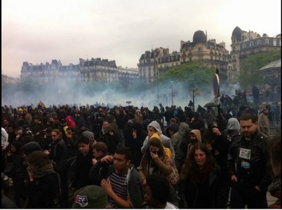 Protestele francezilor faţă de contestata lege a muncii continuă cu noi violenţe