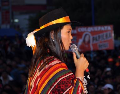Peru: Keiko Fujimori a câştigat primul tur al scrutinului prezidenţial
