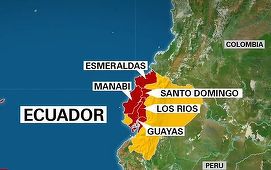 Bilanţul cutremurului din Ecuador a fost revizuit la 480 de morţi şi peste 2.500 de răniţi