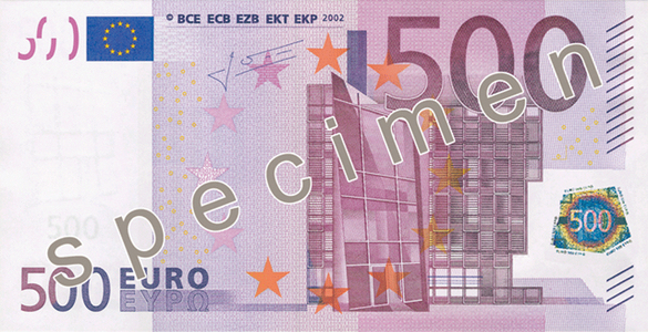 BCE va renunţa complet la bancnota de 500 de euro