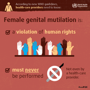OMS a publicat primul ghid pentru tratarea victimelor mutilării genitale feminine