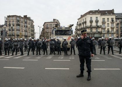 Şeful poliţiei din Bruxelles, rănit în timpul confruntărilor de după mitingul antiausteritate