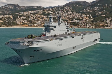 Primul dintre cele două portelicoptere de tip Mistral, BPC Gamal Abdel Nasser, recepţionat de Egipt