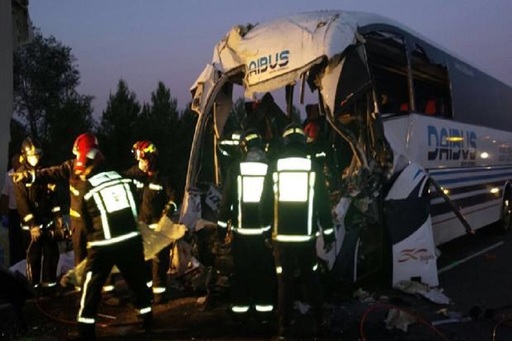 Un român, printre zecile de răniţi în urma accidentului de autocar din Spania