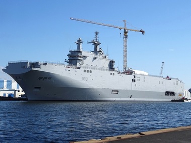 Mistralul "Gamal Abdel Nasser" a plecat din portul de la Saint-Nazaire şi se îndreaptă către Egipt