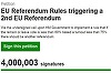 Petiţia pentru un nou referendum în Marea Britanie a strâns peste patru milioane de semnături
