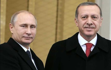 Putin şi Erdogan au convenit să reia relaţiile bilaterale strânse după prima discuţie telefonică din ultimele şapte luni 
