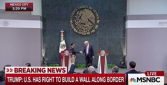 Preşedintele Mexicului a avertizat că politicile lui Trump sunt periculoase,la câteva ore după întâlnirea dintre cei doi