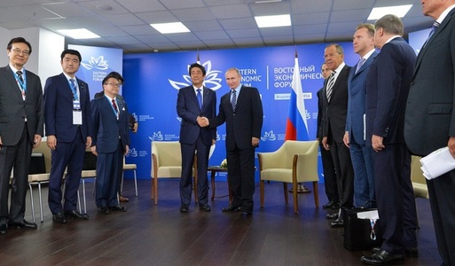 Putin şi Abe pledează pentru o consolidare a cooperării ruso-japoneze