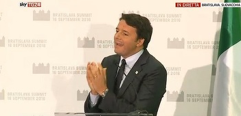 Renzi denunţă concluziile summitului UE de la Bratislava cu privire la migraţie şi creşterea economică