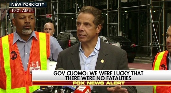 Guvernatorul newyorkez susţine că nu există indicii care să arate implicarea unei grupări teroriste în explozia din Manhattan
