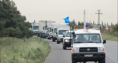Cel puţin 12 persoane au fost ucise când un convoi umanitar al ONU a fost vizat de un atac în apropiere de Alep, în Siria