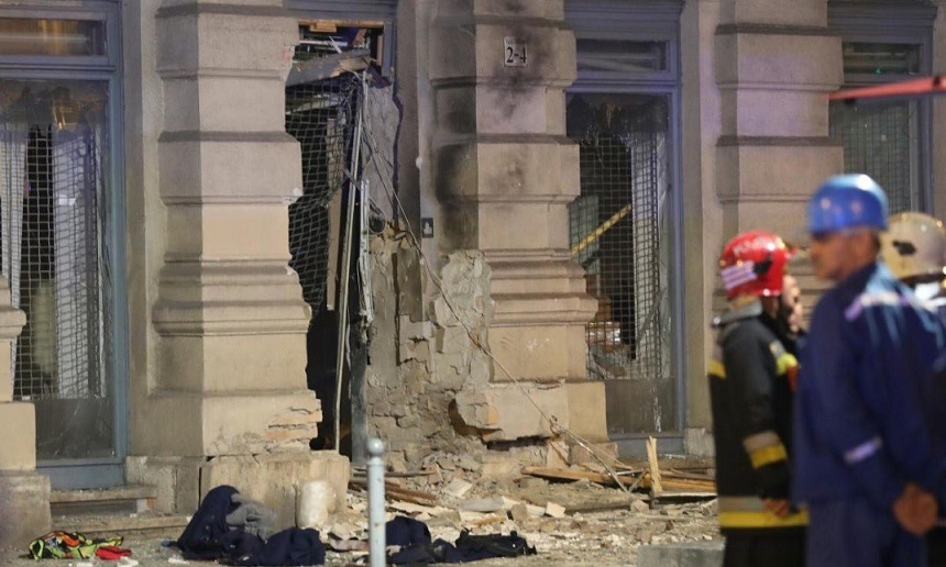 Doi poliţişti răniţi într-o explozie la un magazin din centrul Budapestei