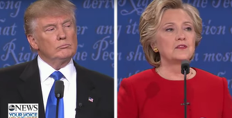 Clinton şi Trump s-au înfruntat într-o dezbatere înverşunată, în care s-au acuzat reciproc de minciuni şi falsuri