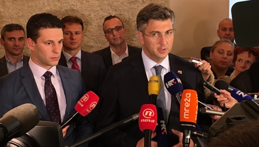 Liderul conservator al HDZ Andrej Plenkovic, desemnat să formeze Guvernul croat