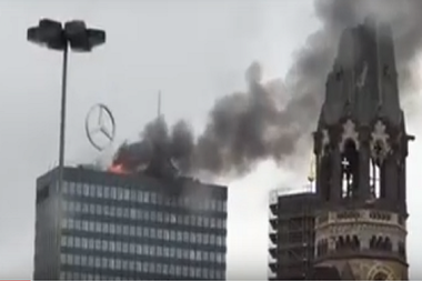 Incendiu la cel mai cunoscut centru comercial din vestul Berlinului