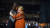 Michelle Obama şi Hillary Clinton în primul miting comun în campania democratei